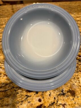 Le Creuset 15cm Round Dish Coastal Blue - Set of 2